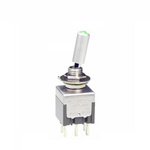 NKK Switches Toggle Switch, Panel Mount, On-On, SPDT, Solder Terminal, 30 V dc, 125V ac