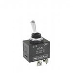 NKK Switches Toggle Switch, Panel Mount, On-Off, DPST, Screw Terminal, 30 V dc, 125V ac