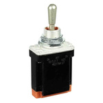 Honeywell Toggle Switch, Bushing Mount, (On)-Off-(On), SPDT, Wire Lead Terminal, 125V ac