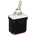 Honeywell Toggle Switch, Panel Mount, (On)-Off, 2RT, Screw Terminal