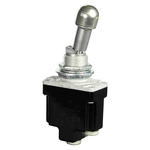 Honeywell Toggle Switch, Bushing Mount, SPST, Screw Terminal, 125V ac