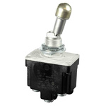 Honeywell Toggle Switch, Bushing Mount, DPDT, Screw Terminal, 125V ac