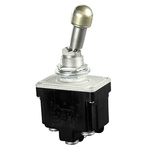 Honeywell Toggle Switch, Bushing Mount, DPDT, Screw Terminal, 125V ac