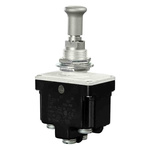 Honeywell Toggle Switch, Bushing Mount, On-On-On, DPDT, Screw Terminal, 125V ac