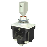 Honeywell Toggle Switch, Bushing Mount, On-Off-On, DPDT, Screw Terminal, 125V ac