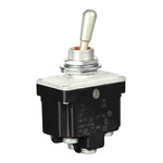 Honeywell Toggle Switch, Bushing Mount, On-On, DPDT, Screw Terminal, 125V ac
