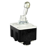 Honeywell Toggle Switch, Bushing Mount, On-Off-On, 4PDT, Screw Terminal, 125V ac