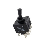TE Connectivity Toggle Switch, Through Hole Mount, On-On, 4PST, Quick Connect Terminal