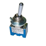 NIDEC COPAL ELECTRONICS GMBH Toggle Switch, PCB Mount, (On)-Off-(On), SPDT, PC Straight Terminal