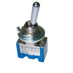 NIDEC COPAL ELECTRONICS GMBH Toggle Switch, PCB Mount, (On)-Off-(On), DPDT, Solder Terminal