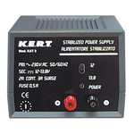 Kert KAT10 Series Analogue Bench Power Supply, 12V, 6A, 1-Output