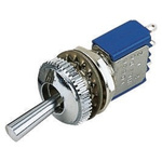 APEM Toggle Switch, Panel Mount, On-Off-(On), SPDT, Solder Terminal, 24V dc
