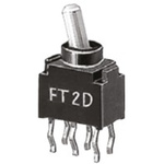 KNITTER-SWITCH Toggle Switch, PCB Mount, On-On, DPDT, Through Hole Terminal