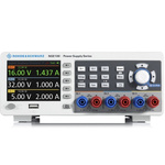 Rohde & Schwarz NGE100B Series Digital Bench Power Supply, 0 → 32V, 0 → 3A, 2-Output, 66W - RS Calibrated