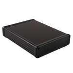 1455A1002BK | Hammond Black Aluminium Instrument Case, 100 x 70 x 12mm