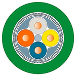 Siemens Data Acquisition Cable for Use with Standard Cable With Rigid Cores For Fast Installation