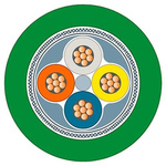 Siemens Data Acquisition Cable for Use with For Continuous Motion in a Trailing Cable