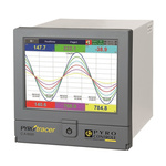 Pyro Controle 6 Input Channels, 0 Output Channels, Graphical Chart Recorder Measures Humidity, Temperature
