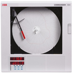 ABB C1911, 1 Input Channels, 1 Output Channels, Circular Chart Recorder Measures Current, Millivolt, Resistance,