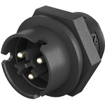 41.022.4043.1 | Wieland, RST 08i2/3 Male 2 Pole Circular Connector, Panel Mount, Rated At 8A, 250 V, 400 V