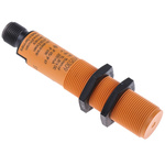 ifm electronic Capacitive Barrel-Style Proximity Sensor, M18 x 1, 30 mm Detection, PNP Output, 10 → 30 V dc,