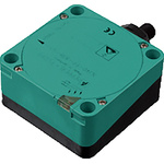 Pepperl + Fuchs Inductive Block-Style Proximity Sensor, 40 mm Detection, PNP Output, 10 → 60 V, IP68