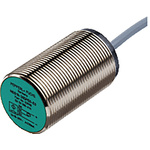Pepperl + Fuchs Inductive Barrel-Style Proximity Sensor, M30 x 1.5, 15 mm Detection, PNP Output, 5 → 60 V dc,