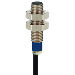 Telemecanique Sensors Inductive Barrel-Style Proximity Sensor, M8 x 1, 2.5 mm Detection, 10 → 58 V dc, 12