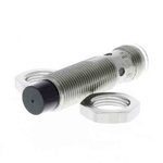Omron Barrel-Style Proximity Sensor, M12 x 1, 8 mm Detection, PNP Normally Open Output, 12 → 24 V dc, IP67, IP69K