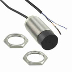 Omron Inductive Barrel-Style Proximity Sensor, M30 x 1.5, 20 mm Detection, NPN Normally Open Output, 10 → 30 V