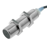 Omron Barrel-Style Inductive Proximity Sensor, M18 x 1, 8 mm Detection, NO Output, 12 → 24 V dc, IP67, IP69K