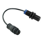 Telemecanique Sensors Inductive Barrel-Style Proximity Sensor, M18 x 1, 8 mm Detection, PNP Output, 12 → 48 V,