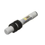 Carlo Gavazzi CA12CLC Series Capacitive Barrel-Style Proximity Sensor, M12 x 1, 8 mm Detection, PNP/NPN Output, 10