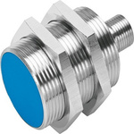Festo SIEN Series Inductive Barrel-Style Proximity Sensor, M30 x 1.5, 10 mm Detection, NPN Output, 10 → 30 V dc,