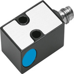 Festo SIES Series Inductive Block-Style Proximity Sensor, 2 mm Detection, NPN Output, 10 → 30 V dc, IP67