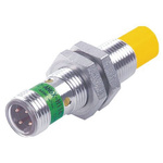 Turck Inductive Barrel-Style Proximity Sensor, M12 x 1, 8 mm Detection, PNP Output, 10 → 30 V dc, IP67