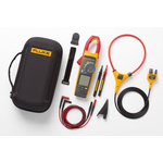 Fluke 377 FC Clamp Meter, 999.9A dc, Max Current 2500A ac CAT III 1000V With RS Calibration