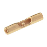 324369 | TE Connectivity, SOLISTRAND Strap Butt Splice Connector, Gold over Nickel 26 → 22 AWG