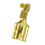 RS PRO Uninsulated Female Spade Connector, Receptacle, 6.35 x 0.8mm Tab Size