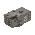09100123101 | HARTING Han 1A Heavy Duty Power Connector Insert, 12 contacts, 6.5A, Female