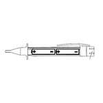 RS PRO Non Contact Voltage Indicator, 230V ac to 1000V ac With RS Calibration