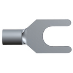 130519 | TE Connectivity Uninsulated Crimp Spade Connector, 0.26mm² to 1.65mm², 22AWG to 16AWG, M4 Stud Size