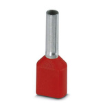 3200810 | Eaton Fulleon Insulated Crimp Bootlace Ferrule, 8mm Pin Length, 2.05mm Pin Diameter, Red