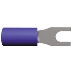 328281 | TE Connectivity, PIDG Insulated Crimp Spade Connector, 1.25mm² to 2mm², 16AWG to 14AWG, M3.5 Stud Size Nylon, Blue