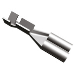 160666-5 | TE Connectivity FASTON .110 Uninsulated Female Spade Connector, Receptacle, 2.79 x 0.51mm Tab Size, 0.1mm² to 0.4mm²