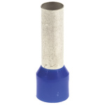 2-966067-7 | TE Connectivity Insulated Crimp Bootlace Ferrule, 18mm Pin Length, 5.8mm Pin Diameter, 16mm² Wire Size, Blue