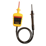 Martindale VI13800, LED Voltage tester, 600V ac/dc, From Unit Under Test Powered, CAT III 1000V With RS Calibration