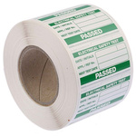 Seaward 339A318 PAT Testing Label, For Use With Portable Appliance Testers