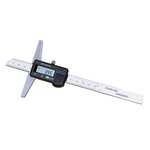 RS PRO 200mm Imperial & Metric Depth Gauge, Stainless Steel