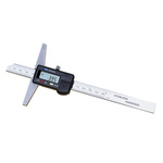 RS PRO 200mm Imperial & Metric Depth Gauge, Stainless Steel, With UKAS Calibration